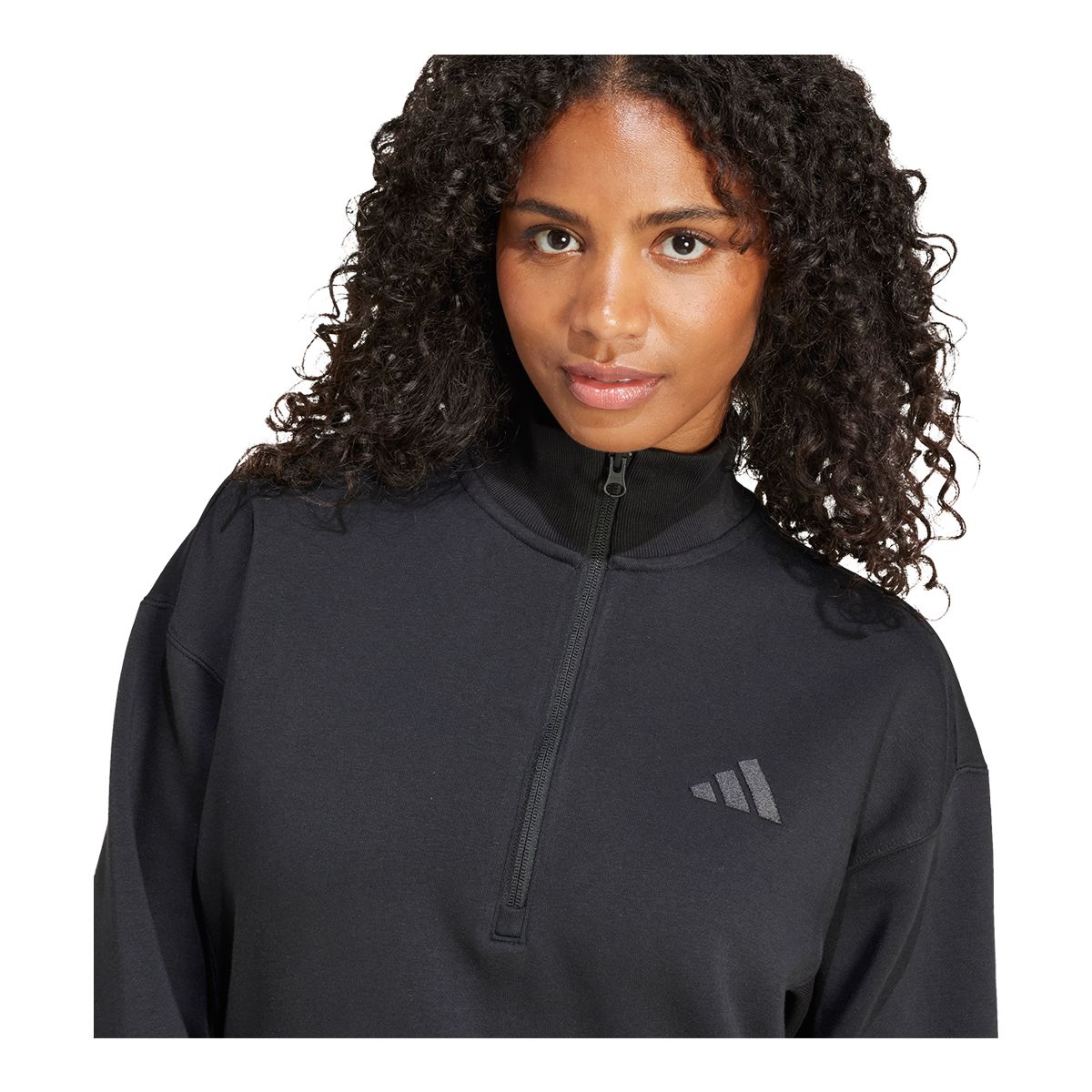 adidas Women's Sportswear ALL SZN 1/4 Zip Long Sleeve Top