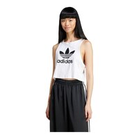 adidas Originals Women's Trefoil Tank Front_Three_Fourths_Angled_Left
