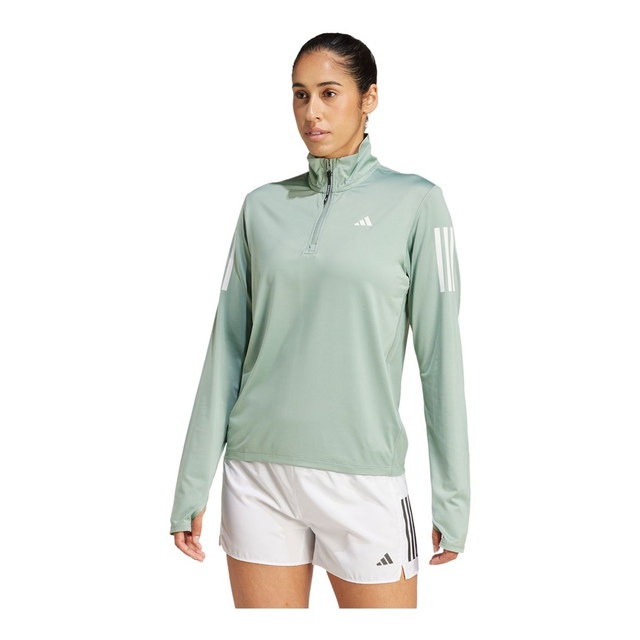 adidas Women's Own The Run Base Half Zip Long Sleeve Top