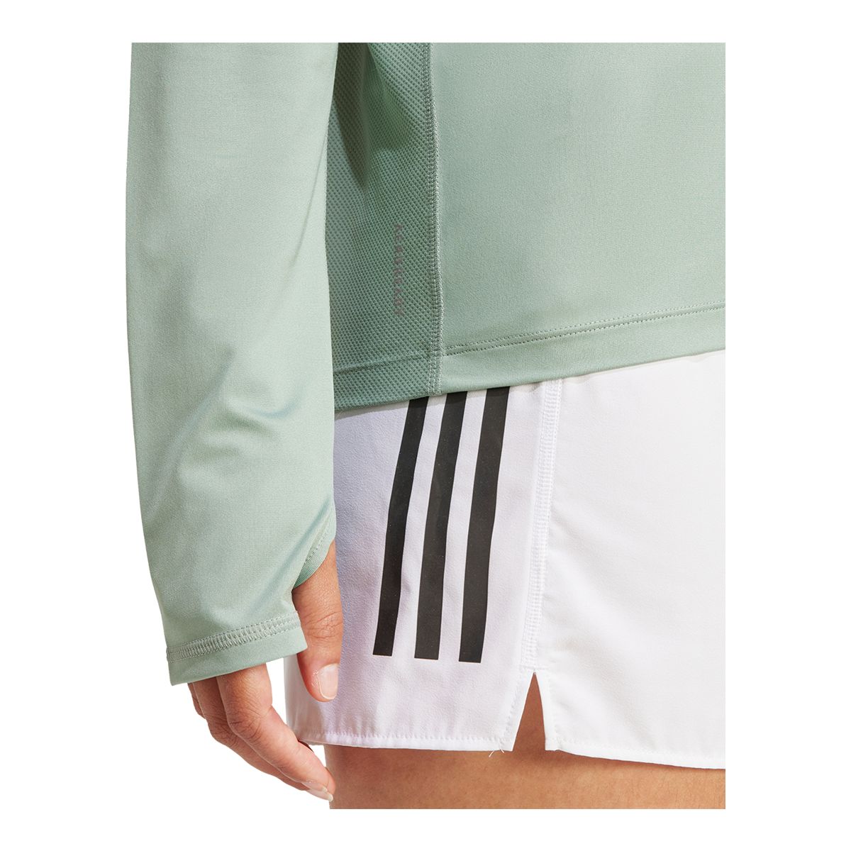 adidas Women's Own The Run Base Half Zip Long Sleeve Top