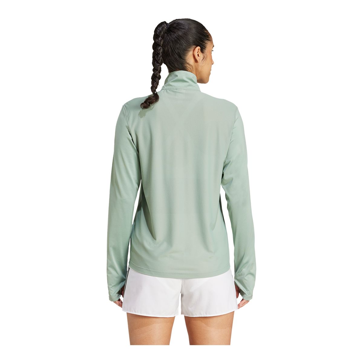 adidas Women's Own The Run Base Half Zip Long Sleeve Top