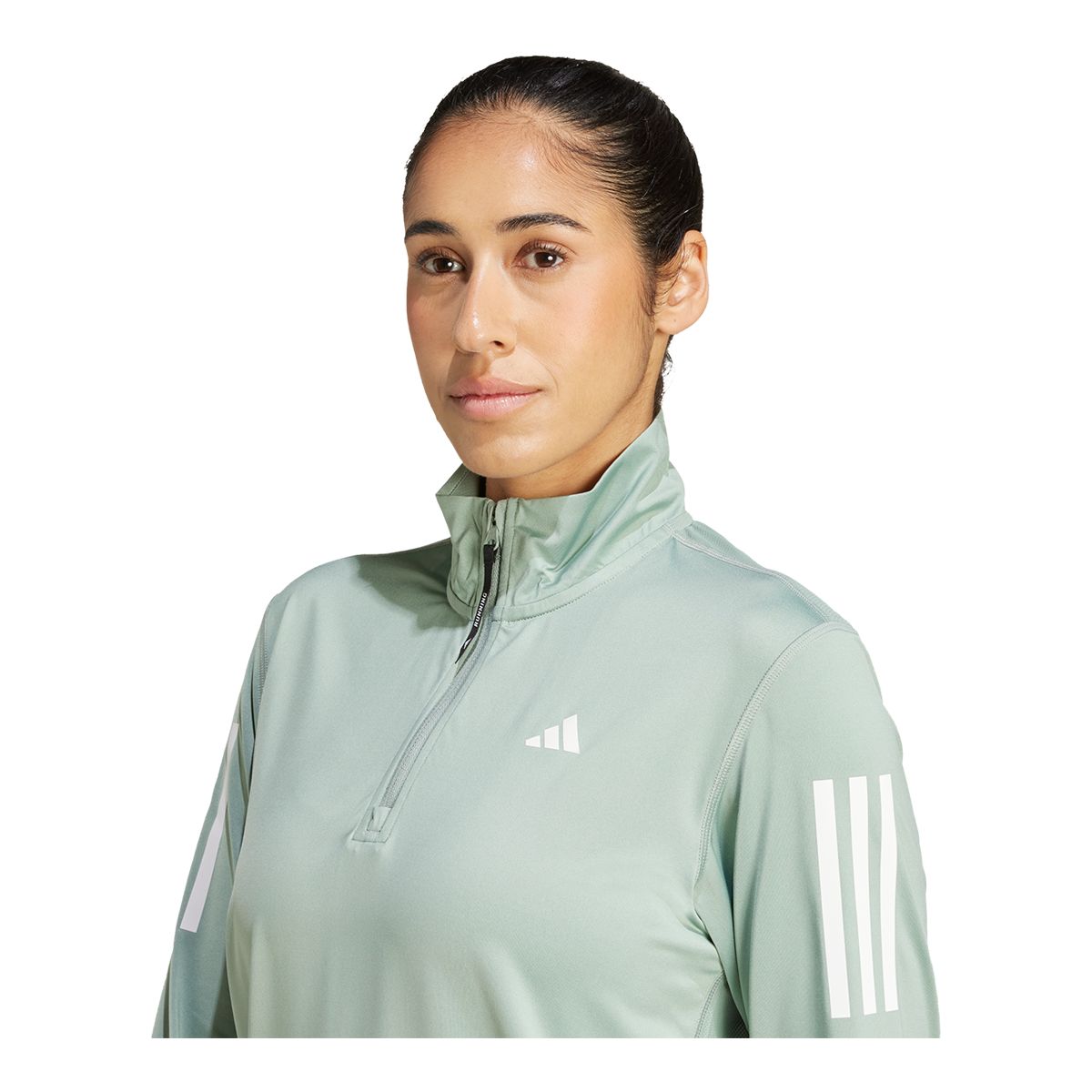 adidas Women's Own The Run Base Half Zip Long Sleeve Top