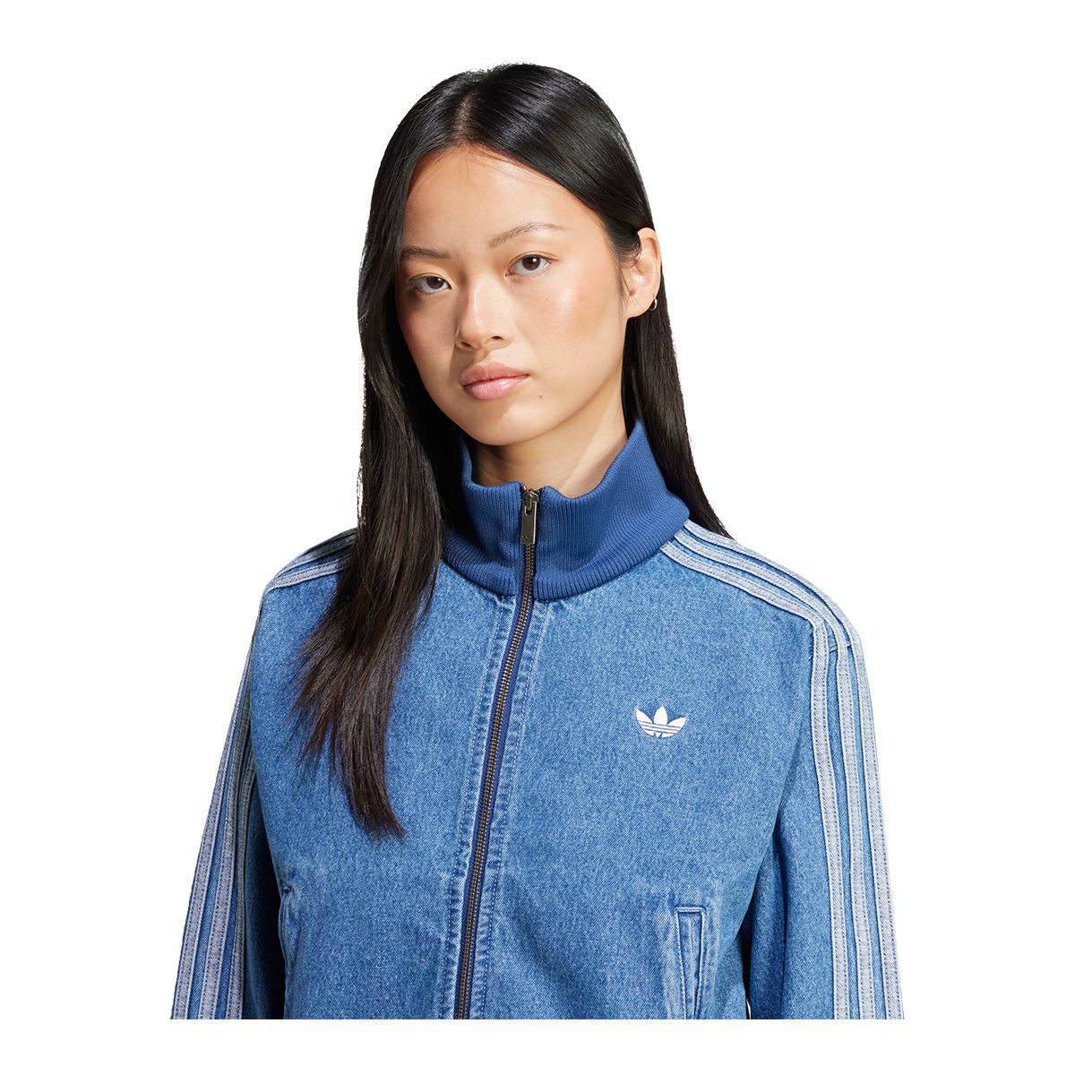 ジャケット adidas originals CN TT Women Denim Jackets adidas Originals Women's Denim Track Jacket | SportChek
