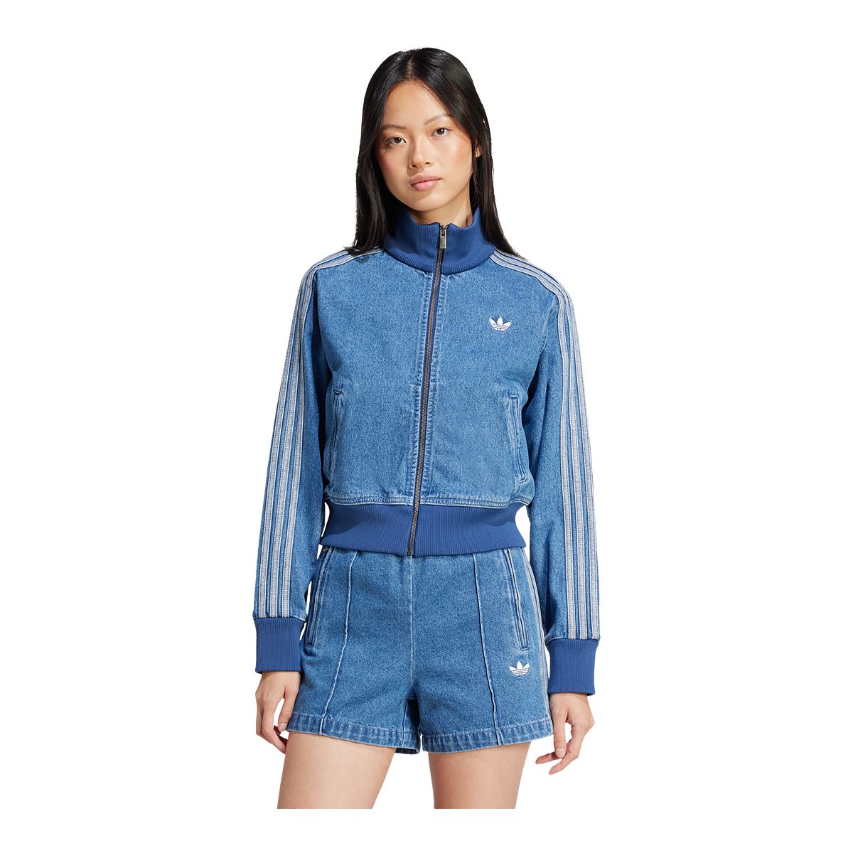 adidas Originals Women's Denim Track Jacket