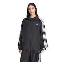 adidas Originals Women's Oversized Woven Jacket Front_Angled_Left