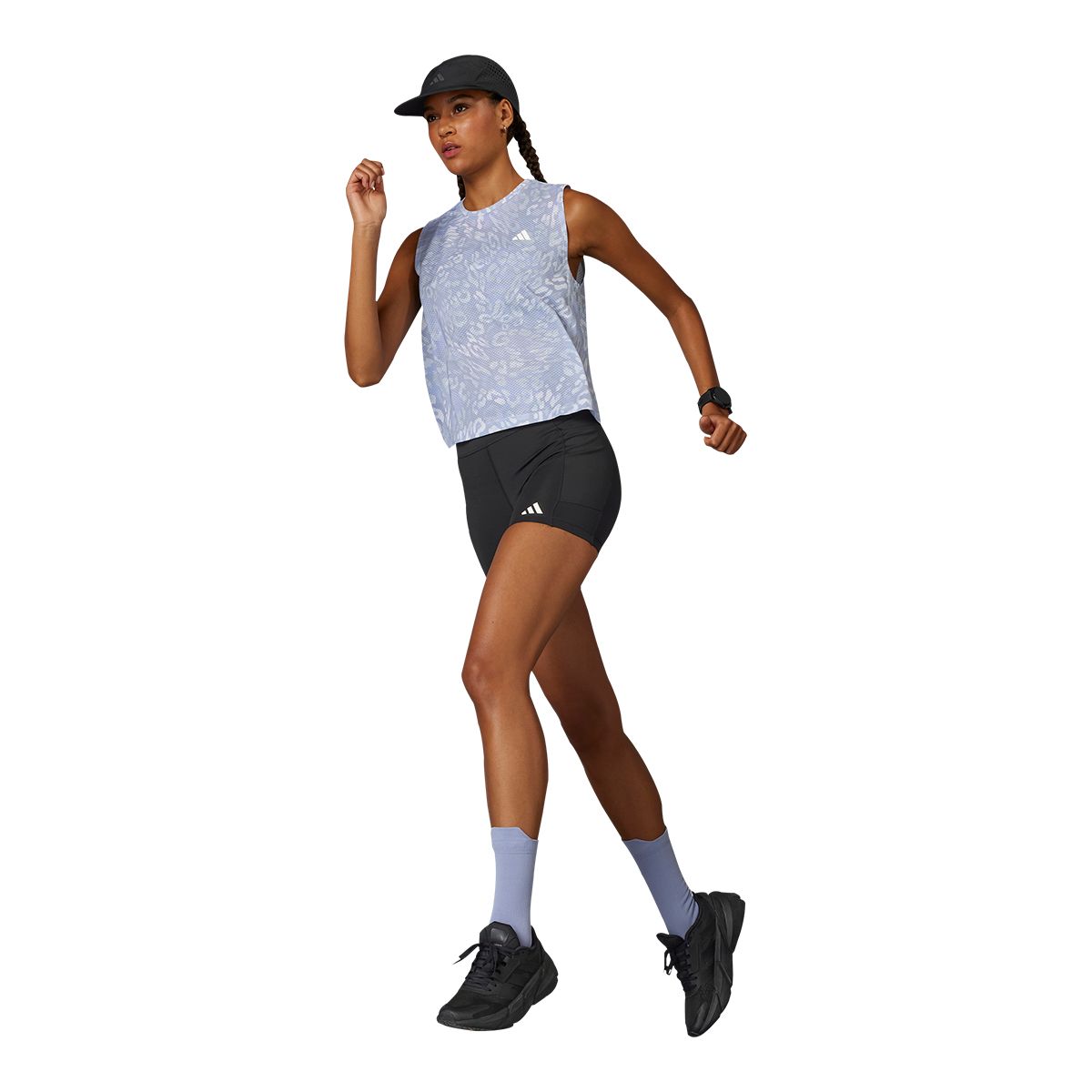 adidas Women's Own The Run All Over Print Tank Top