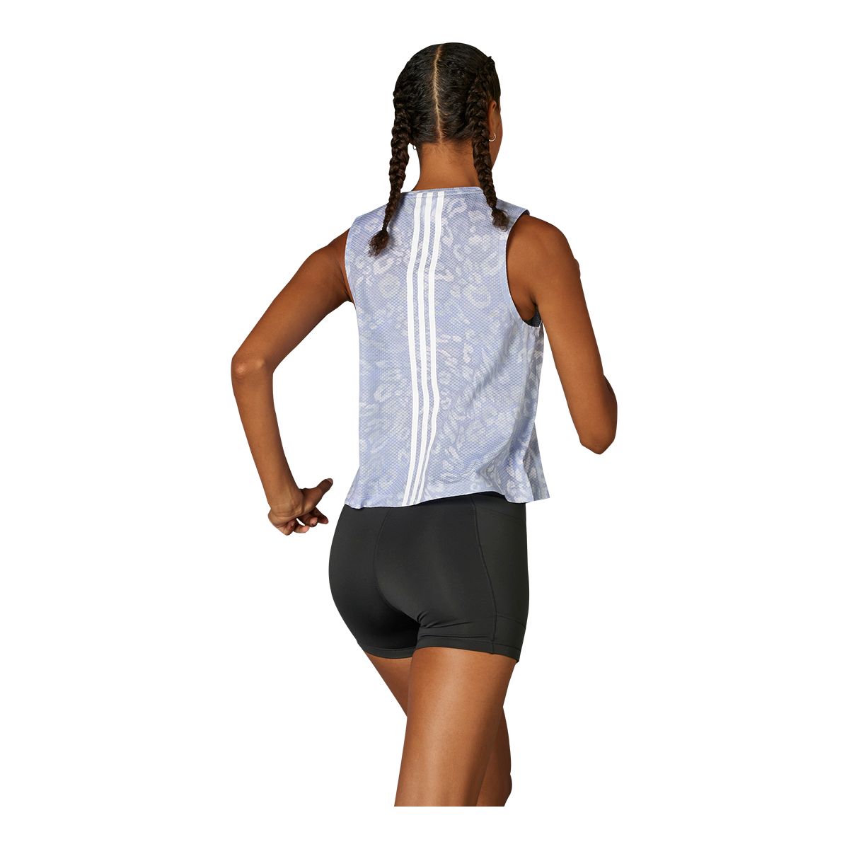 adidas Women's Own The Run All Over Print Tank Top