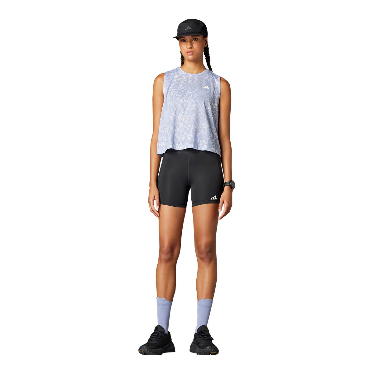 adidas Women's Own The Run All Over Print Tank Top