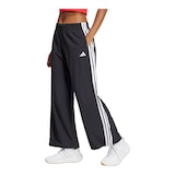 adidas Women's Sportswear 3-Stripe Woven Big Logo Pants Front_Three_Fourths_Angled_Left