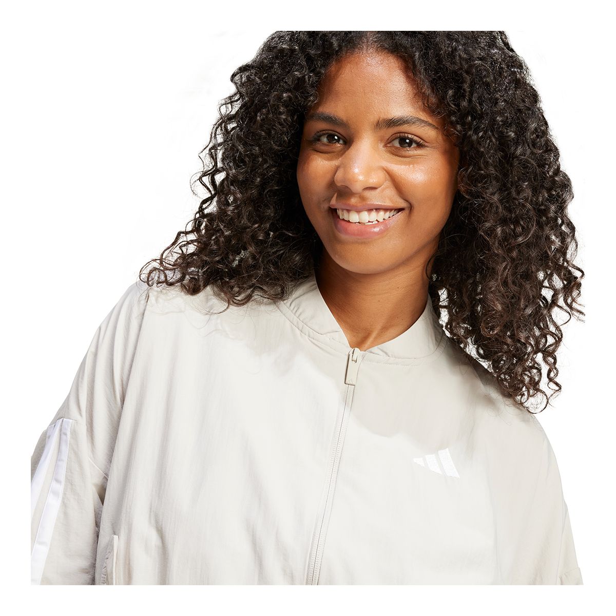 adidas Women's Sportswear 3-Stripe Woven Bomber Jacket