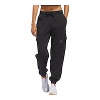 adidas Women's Sportswear ALL SZN Big Logo Cargo Pants Front_Flat