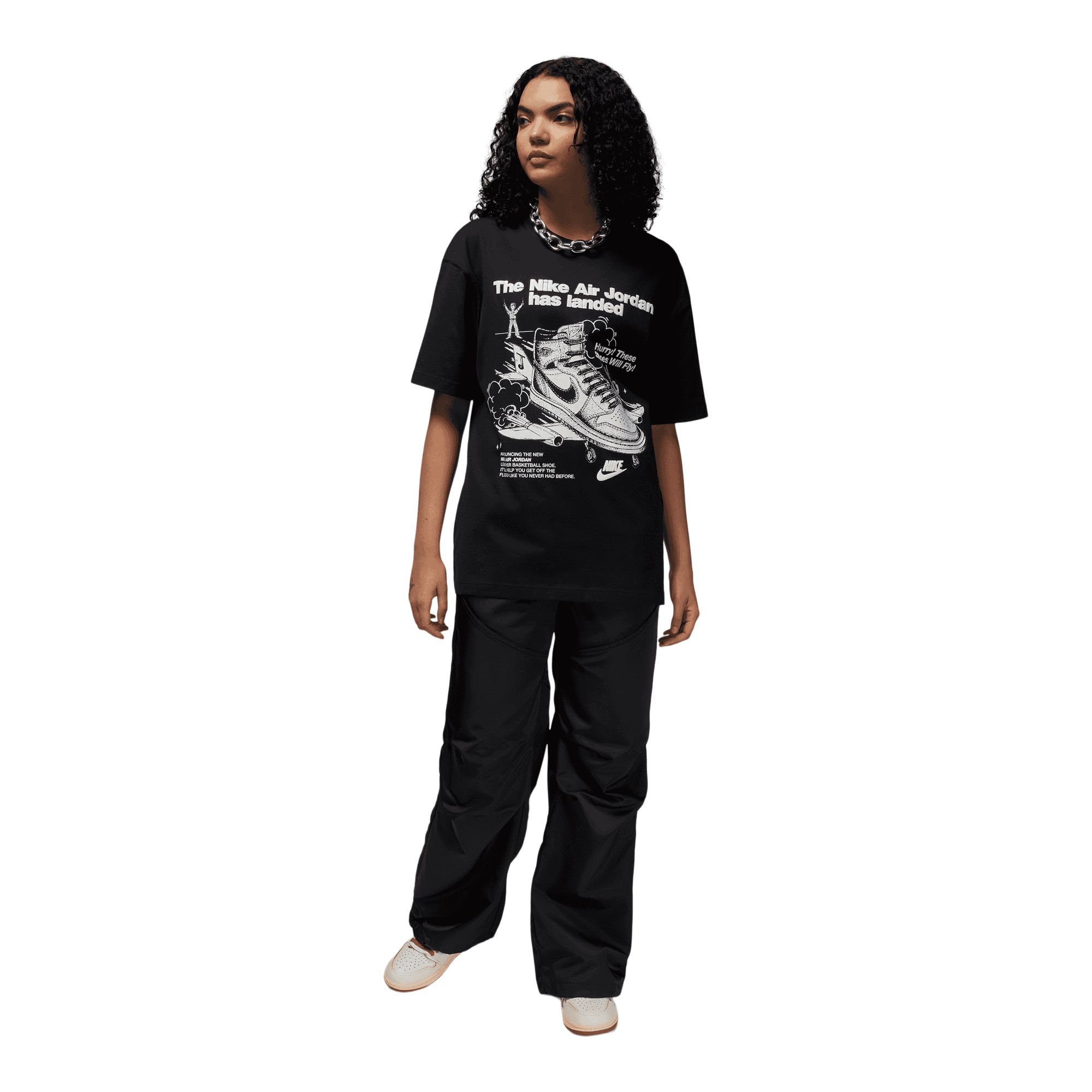 Jordan Women's J Graphic Oversized T Shirt