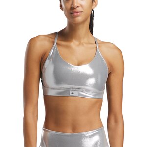 Reebok Women's Lux Chrome Strappy Sports Bra