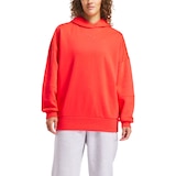 Reebok Women's Lux Fleece Oversized Hoodie Front_Flat
