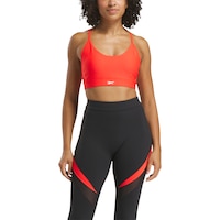 Reebok Women's Lux Strappy Sports Medium Sports Bra