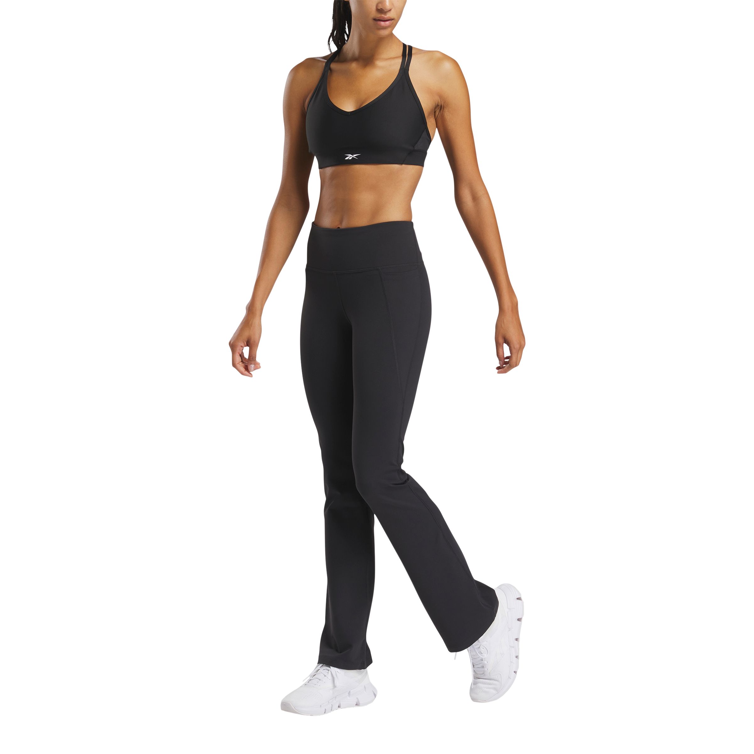 Reebok Women's Lux High Rise Mini-Flare Pants