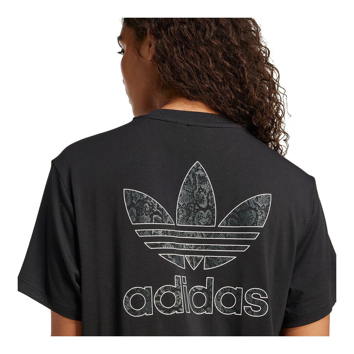 ★ adidas★ Snake Baby Tee Wonderwhite JI8407 adidas Snakeskin 3-Stripes Baby Tee - White | adidas UAE