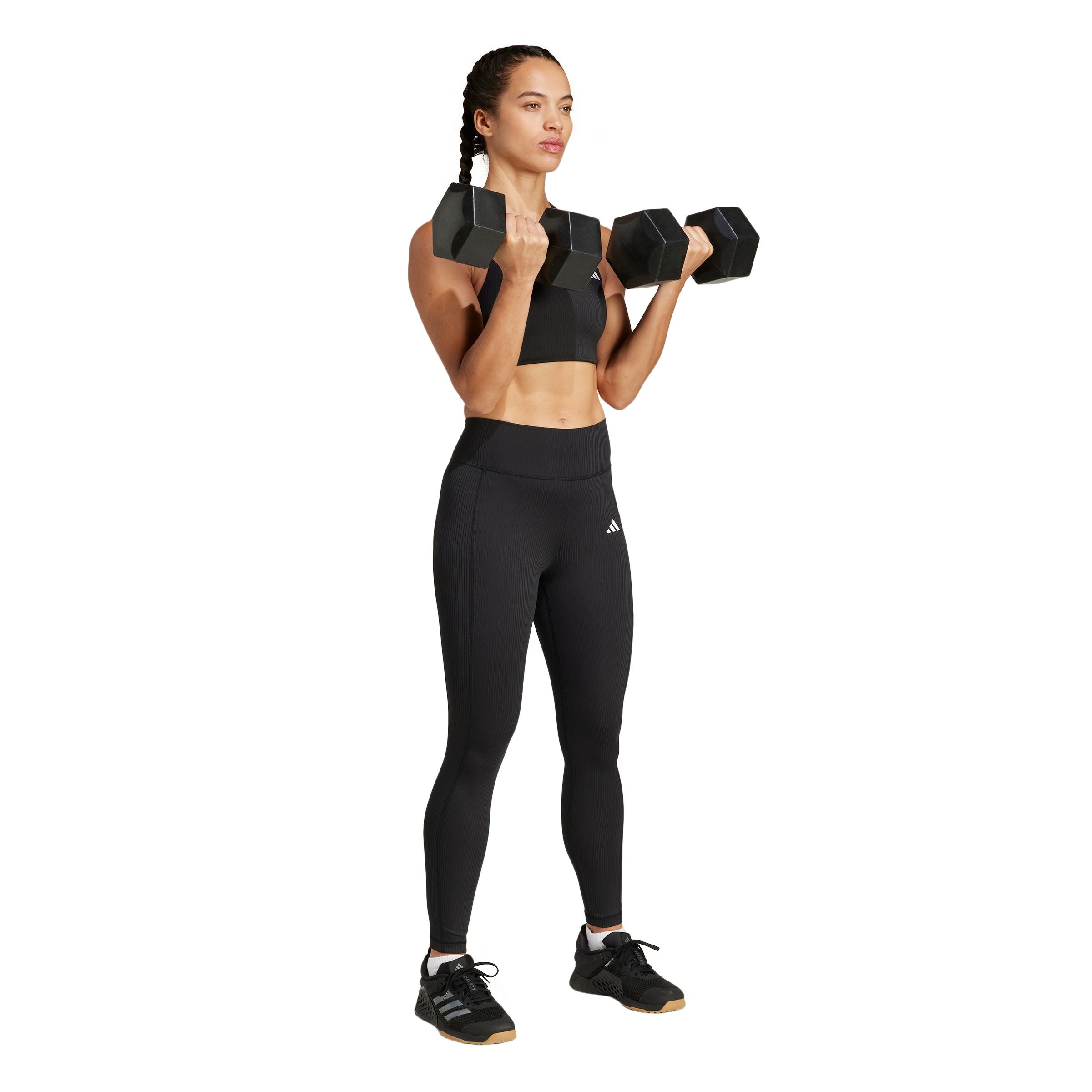 adidas Women's Train Optime Rib Tights