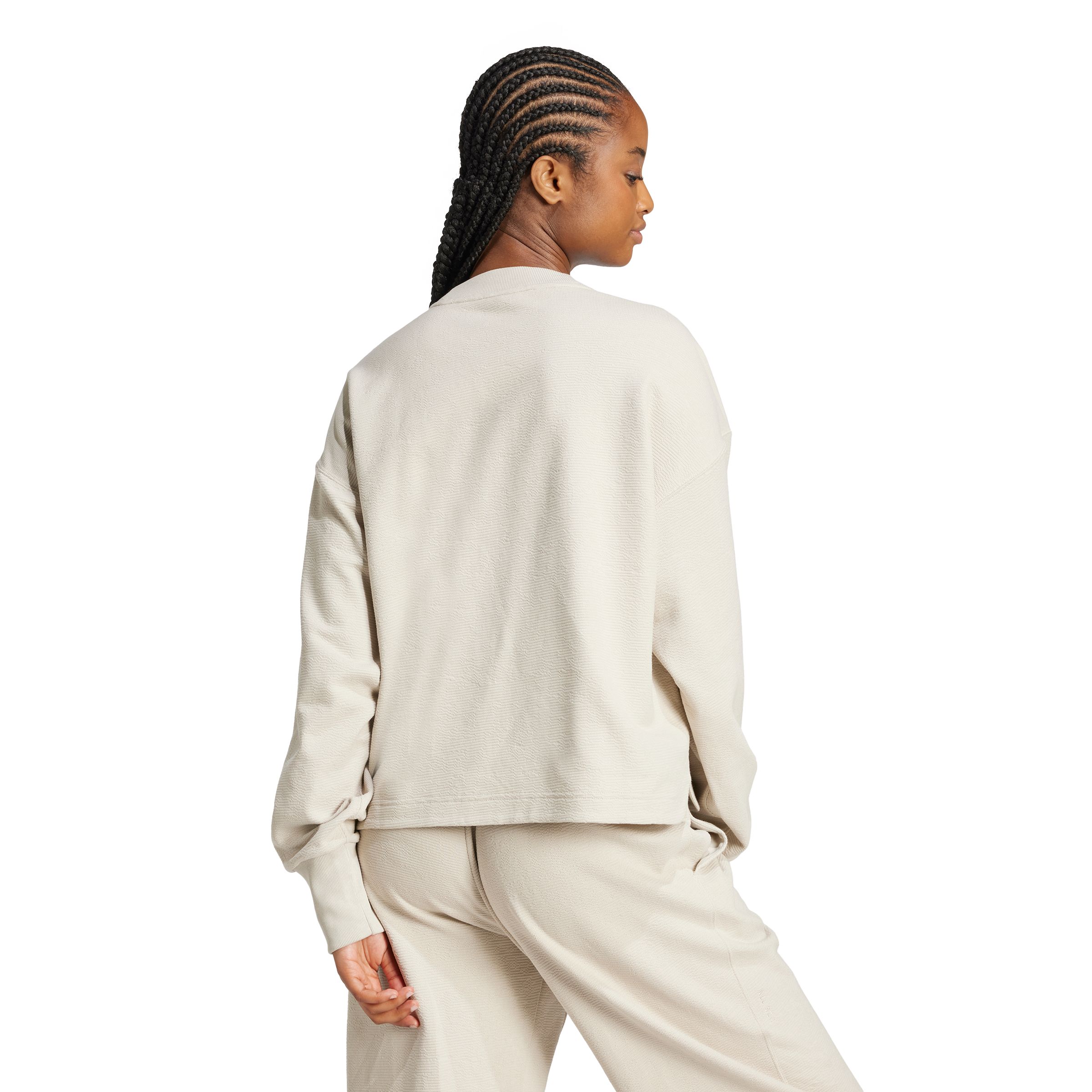 adidas Women's Sportswear ALL SZN Waffle Long Sleeve Shirt