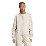 adidas Women's Sportswear ALL SZN Waffle Long Sleeve Shirt Front_Flat
