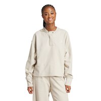 adidas Women's Sportswear ALL SZN Waffle Long Sleeve Shirt Front_Flat