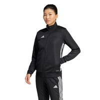 adidas Women's Tiro Essentials Jacket Front_Angled_Left