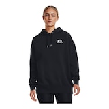 Under Armour Women's Essential Fleece Oversized Hoodie Front_Angled_Left