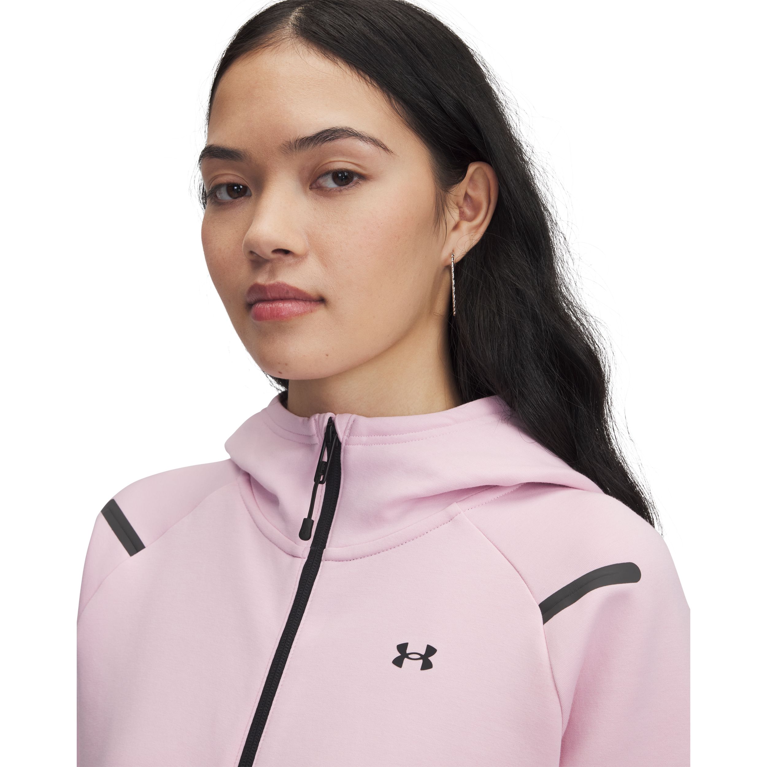 Pink Under Armour Zip Up Hoodie Womens Under Armour Breast Cancer