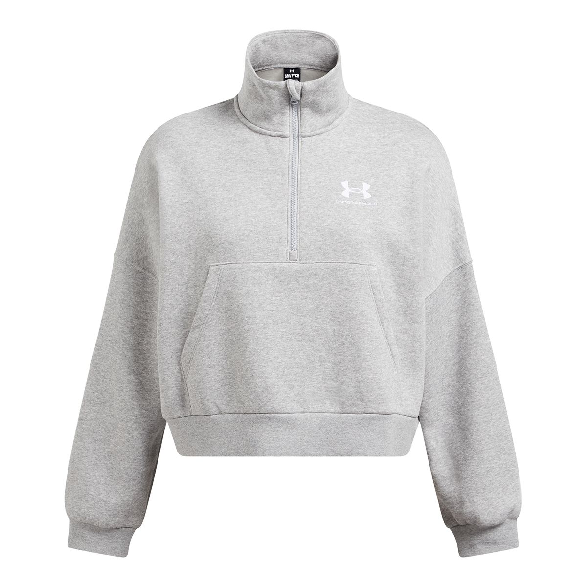 Under Armour Women's Icon Fleece Oversized Half Zip Hoodie