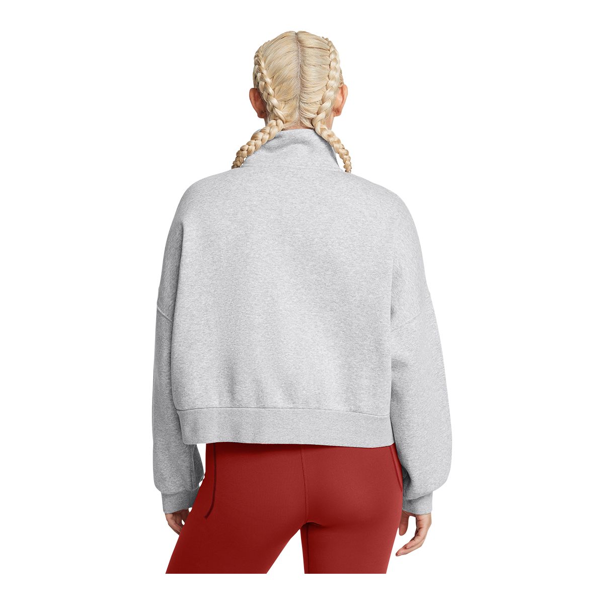 Under Armour Women's Icon Fleece Oversized Half Zip Hoodie