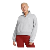 Under Armour Women's Icon Fleece Oversized Half Zip Hoodie