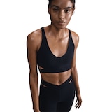 Nike Women's Zenvy Medium Rib Sports Bra Front_Flat
