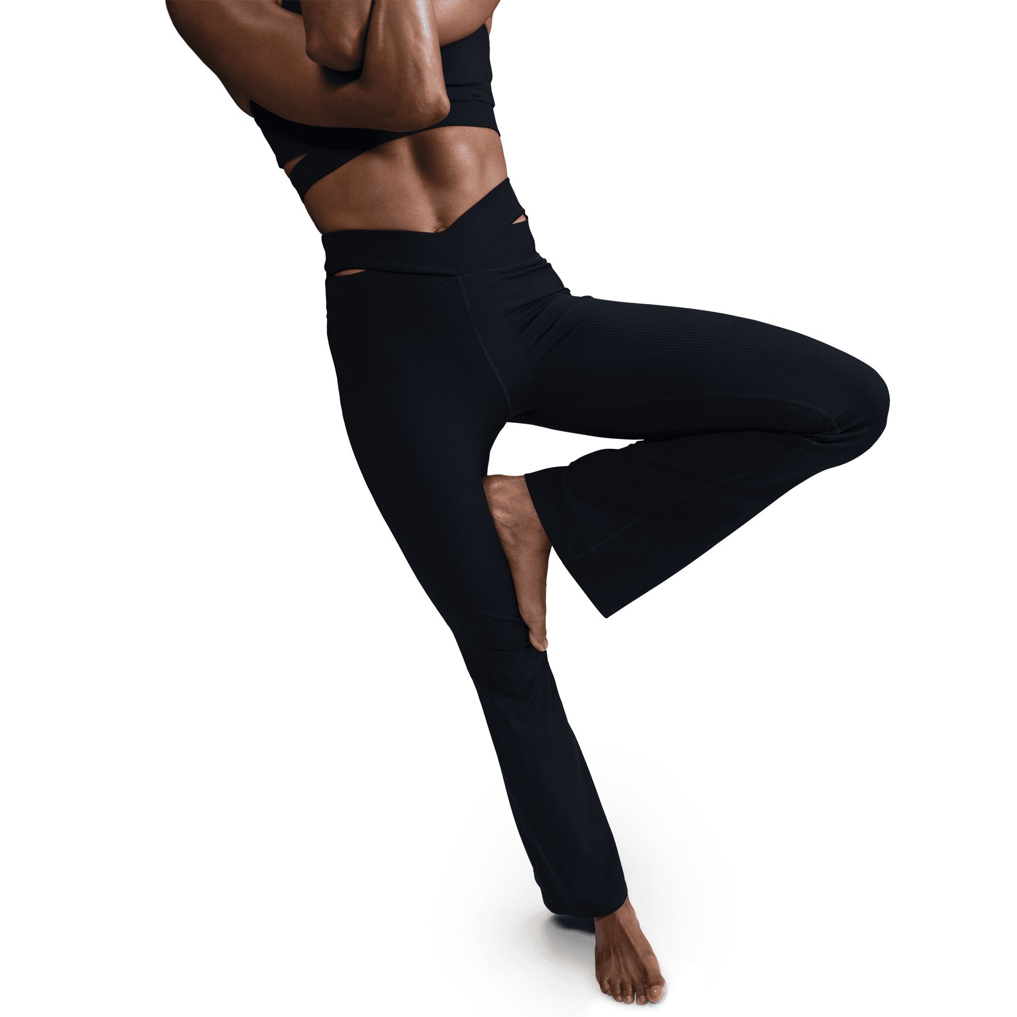 Nike Women's Zenvy High Rise Rib Squat-Proof Workout Tights