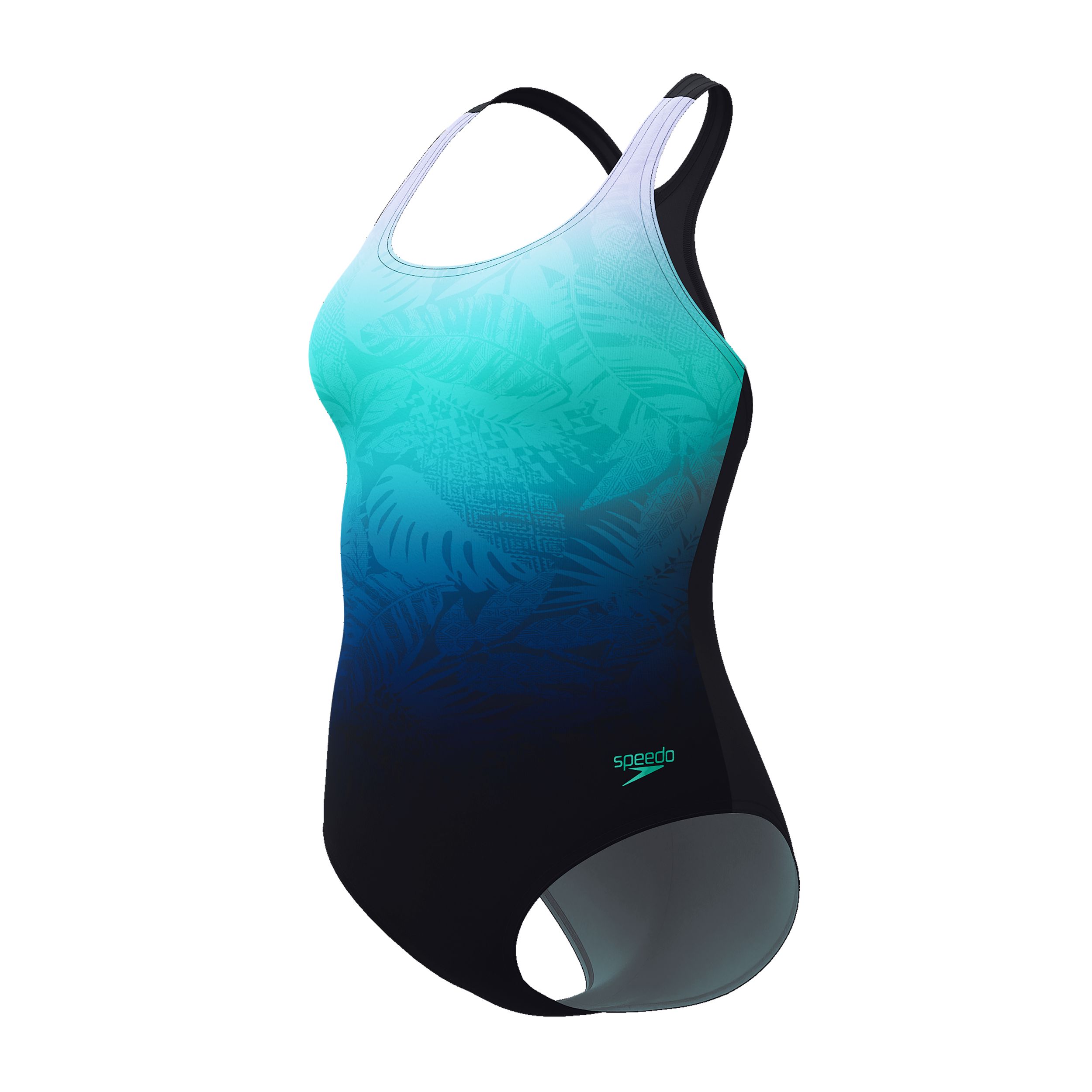 Speedo Women's Texture Ombre Ultraback One Piece Swimsuit