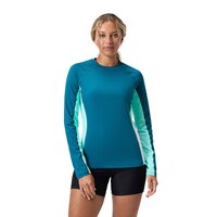 Speedo Women's Long Sleeve Swim Top Front_Flat