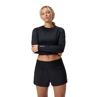 Speedo Women's Lookout One Piece Swim Shorts Front_Flat