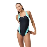 Speedo Women's Quantum Fusion Splice One Piece Swimsuit Front_Flat