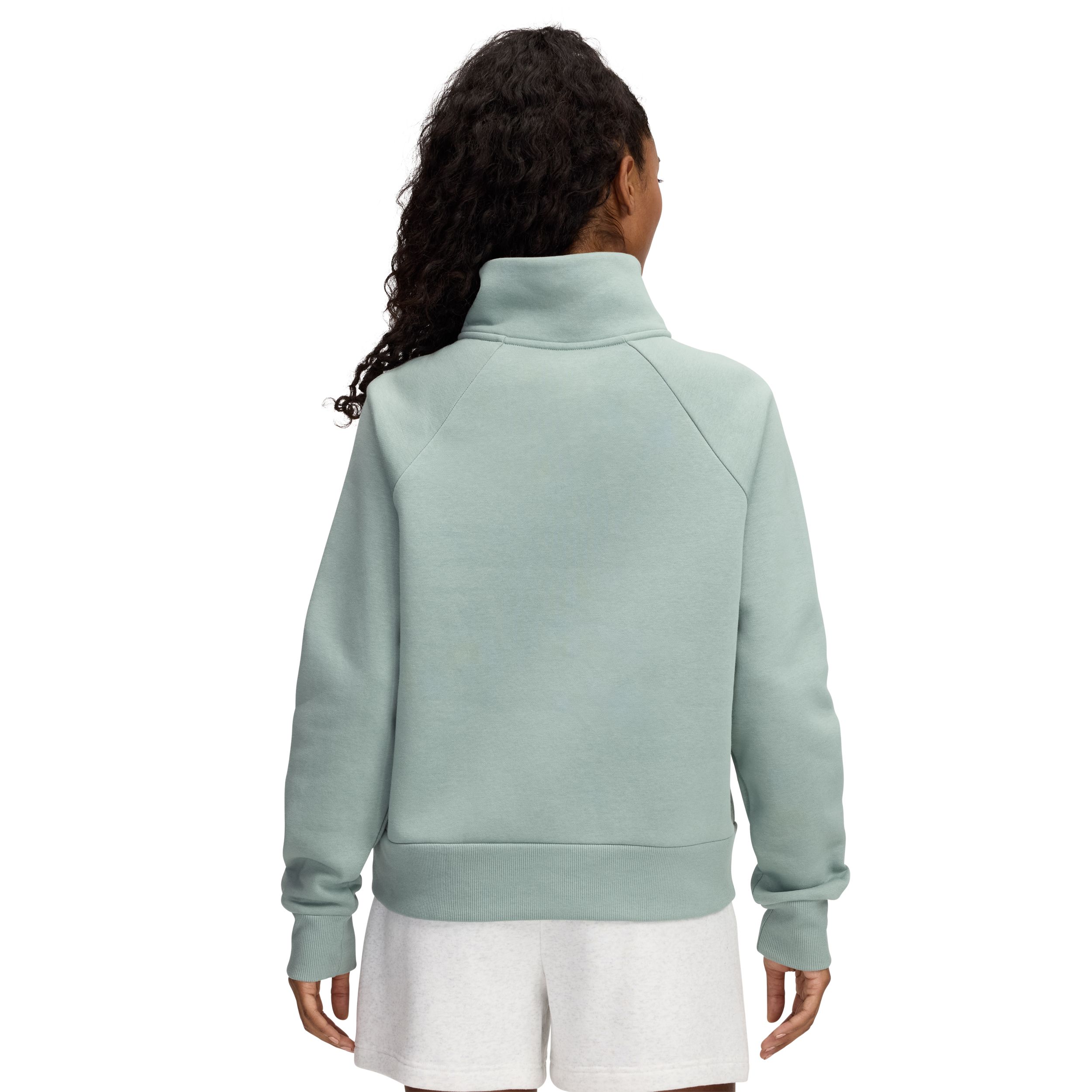 Under Armour Women's Rival 1/2 Zip Long Sleeve Fleece Top