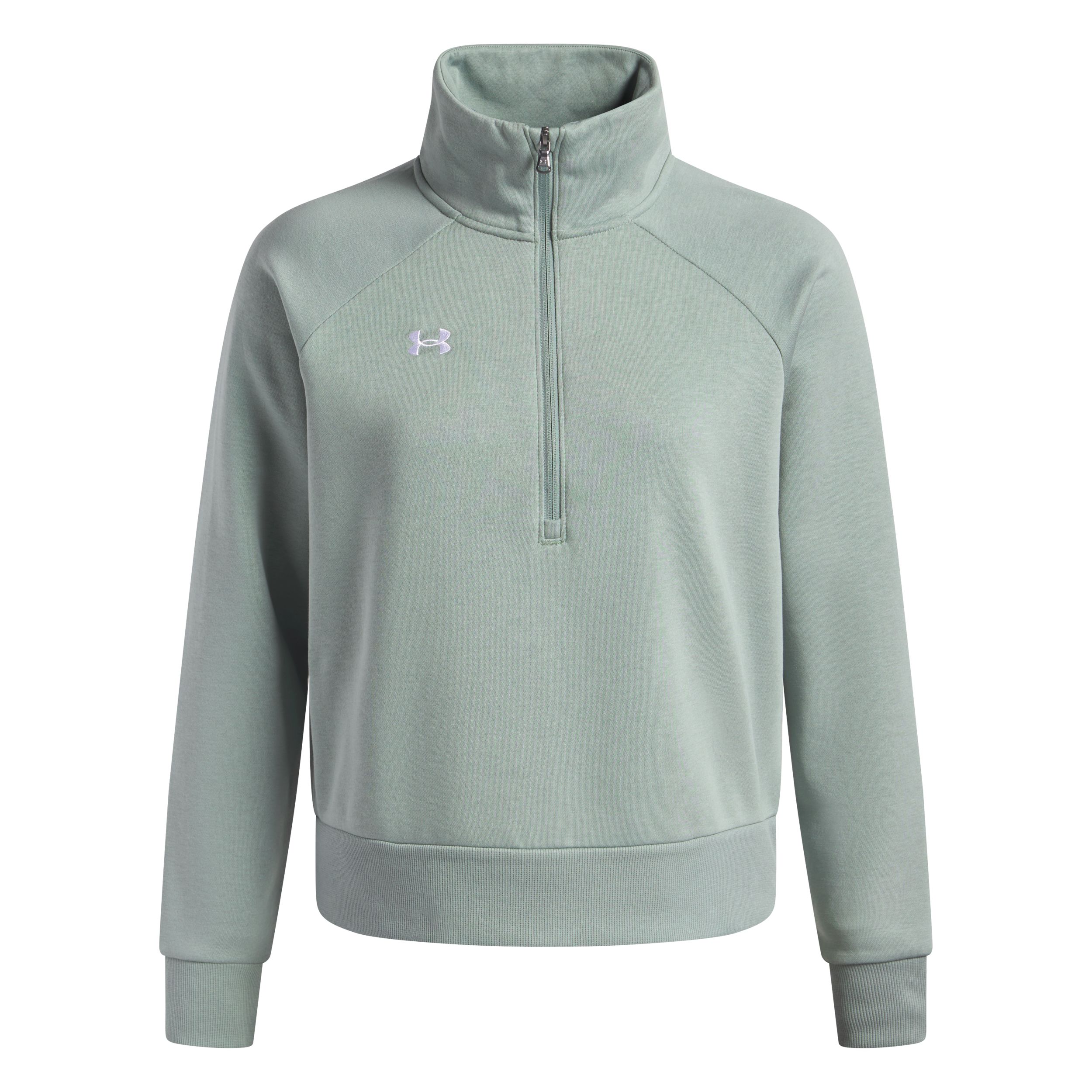 Under Armour Women's Rival 1/2 Zip Long Sleeve Fleece Top