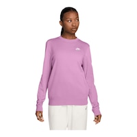 Nike Women's Club Fleece Standard Sweatshirt Front_Flat