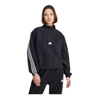 adidas Women's Future Icons Polar 1/4 Zip Fleece Top Front_Angled_Right