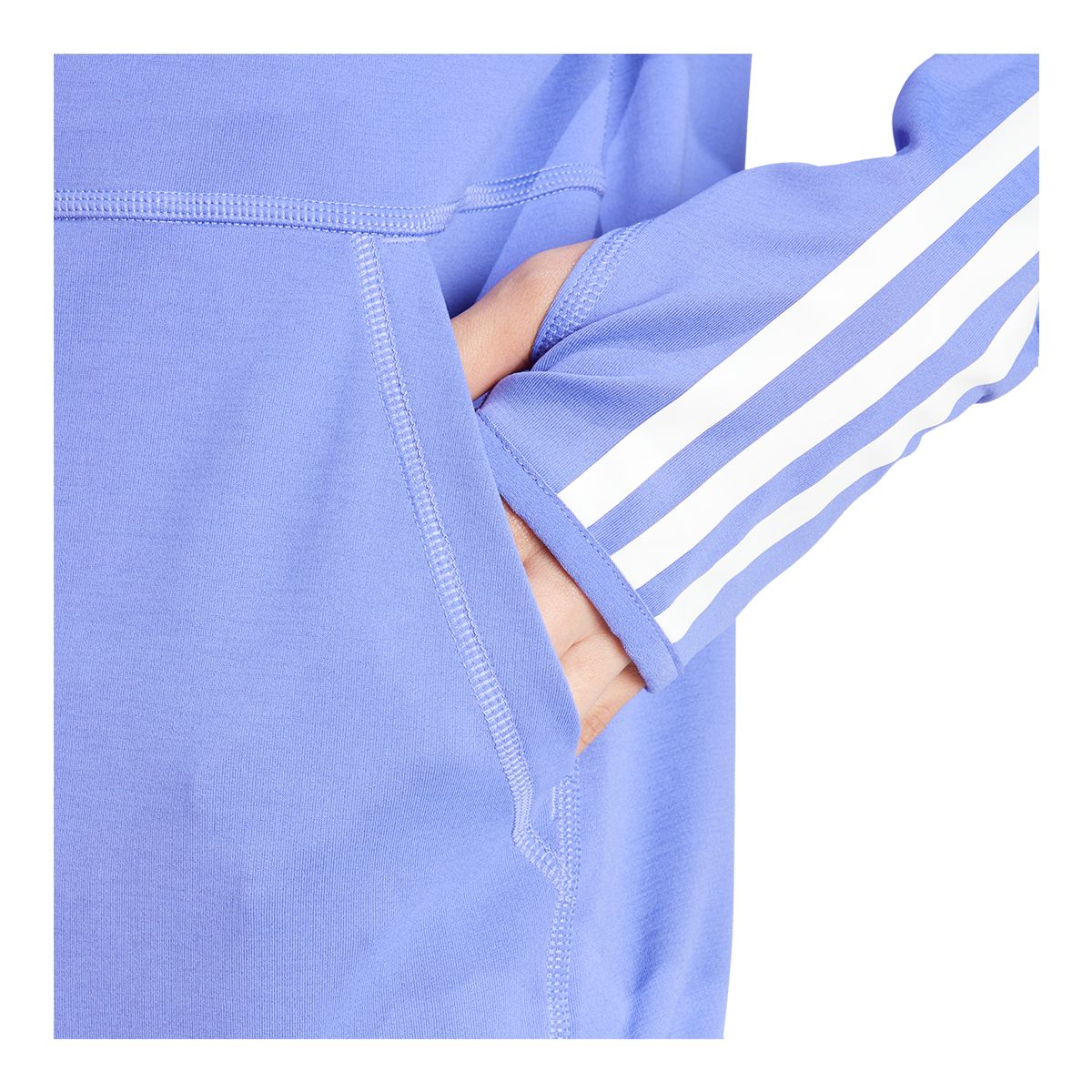 adidas Women's Own The Run 3-Stripe Hoodie