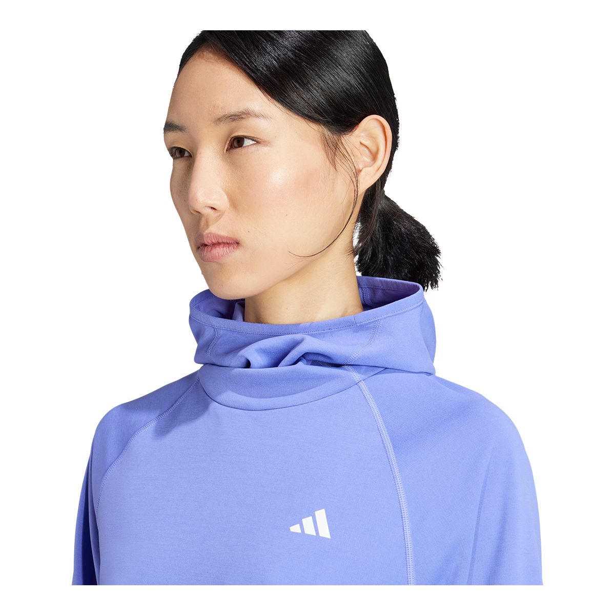 adidas Women's Own The Run 3-Stripe Hoodie