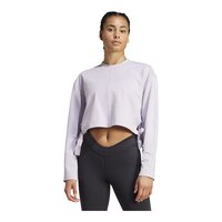 adidas Women's Yoga Cover-Up Sweatshirt Front_Angled_Left