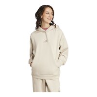 adidas Women's All SZN Fleece Loose Hoodie Front_Angled_Left