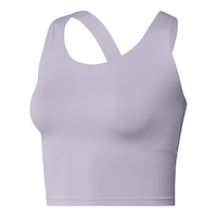 adidas Women's All Me Long Line Bra Tank Top Front_Angled_Left