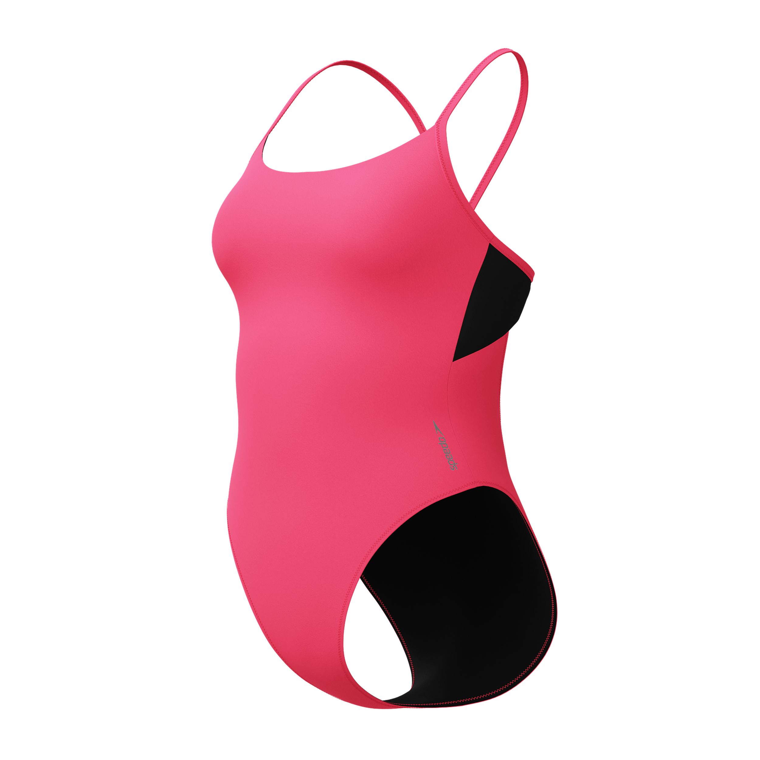 Speedo Women's Solid Racerback One Piece Swimsuit