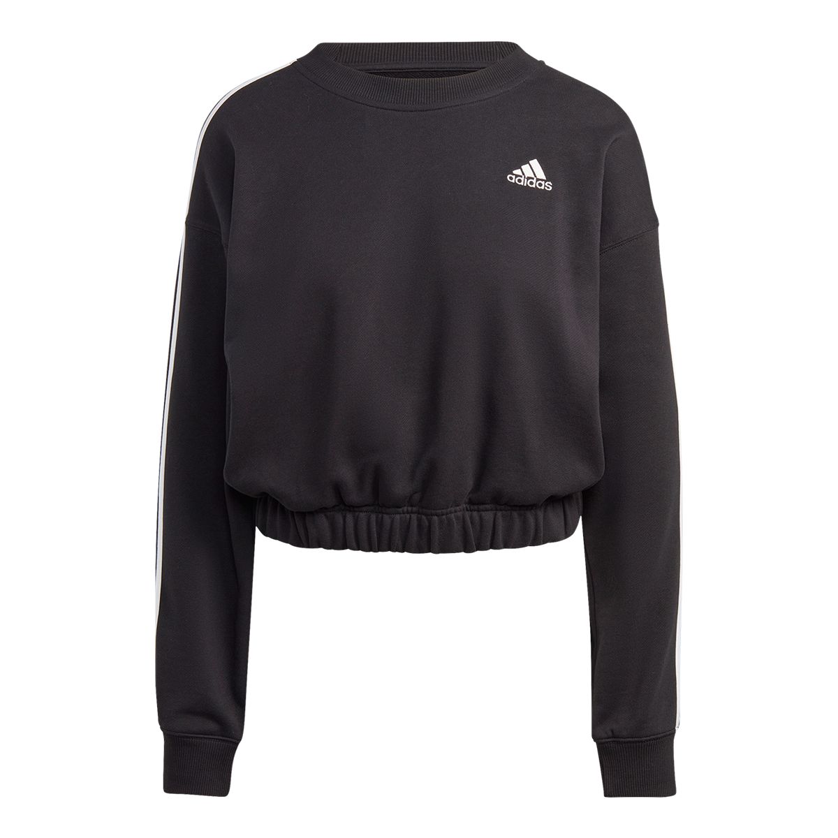 adidas Women's 3-Stripe Crop Sweatshirt