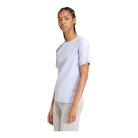adidas Women's 3-Stripe T Shirt Front_Three_Fourths_Angled_Left