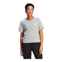 adidas Women's 3-Stripe Crop Top Front_Angled_Left